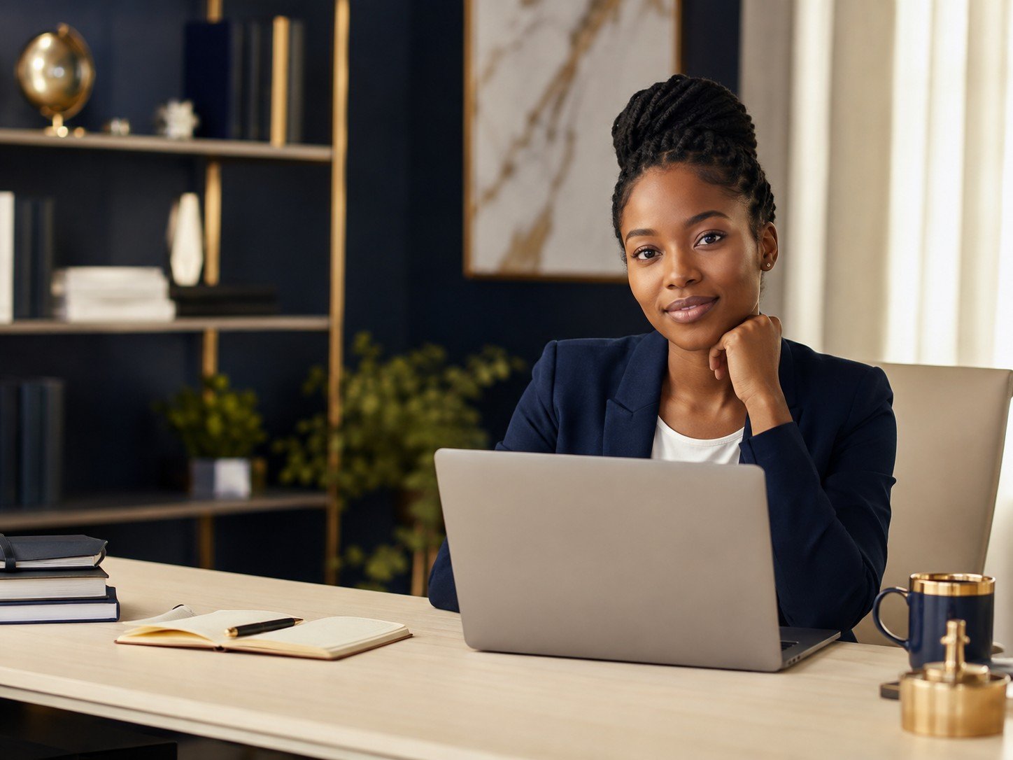 Deux professionnels africains préparant ensemble leur parcours de certification